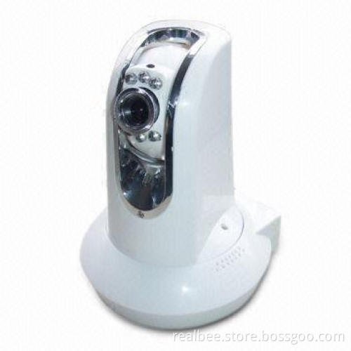 Wired IP Camera with Free DDNS and Alarm Function, Measures 110 x 120 x 145mm